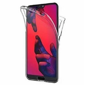 Huawei P20 Hoesje Siliconen TPU Transparant Full Cover