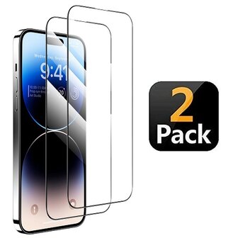 iPhone 14 Screenprotector Beschermglas 2 STUKS