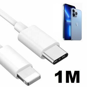 iPhone 13 Pro Oplaadkabel USB C Lightning 1 Meter