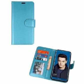 Huawei Mate 9 Hoesje Met Pasjeshouder Bookcase Turquoise
