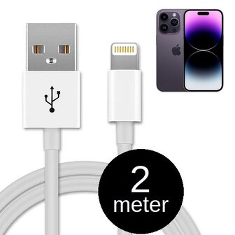 iPhone 14 Pro Lightning Kabel 2 Meter