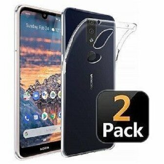 Nokia 4.2 Hoesje Siliconen TPU Transparant 2 STUKS