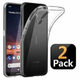 Nokia 3.2 Hoesje Siliconen TPU Transparant 2 STUKS