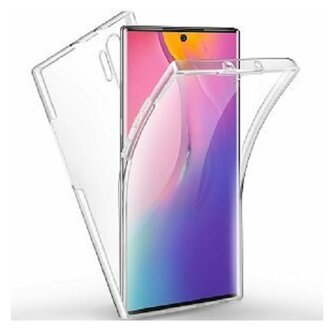 Samsung Note 10 Hoesje Siliconen TPU Transparant Full Cover