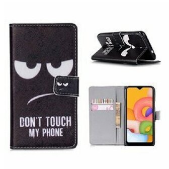 Samsung A01 Hoesje Met Pasjeshouder Bookcase My Phone Print