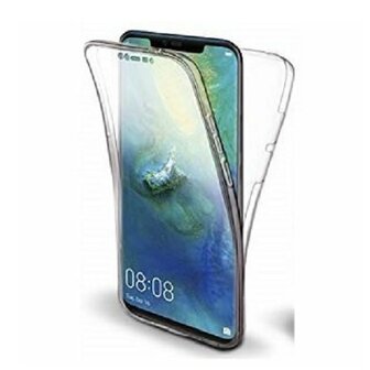 Huawei Mate 20 Pro Hoesje Siliconen TPU Transparant Full Cover