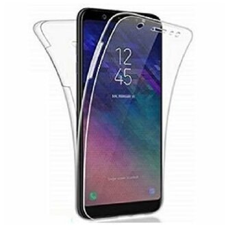 Samsung J6 2018 Hoesje Siliconen TPU Transparant Full Cover