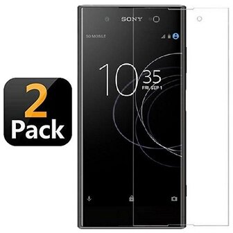 Sony Xperia XA1 Screenprotector Beschermglas 2 STUKS