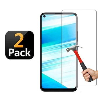 Oppo A72 Screenprotector Beschermglas 2 STUKS