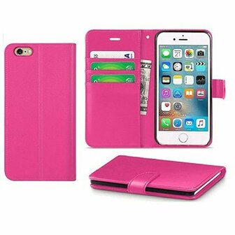 iPhone 8 Hoesje Met Pasjeshouder Bookcase Roze