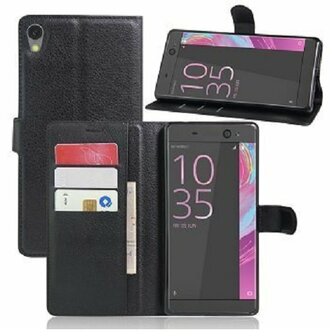 Trein Bevatten Terugbetaling Sony Xperia XA Ultra Hoesje Met Pasjeshouder Bookcase Zwart Kopen?  Goedkoop! - Smartphonecases.nl