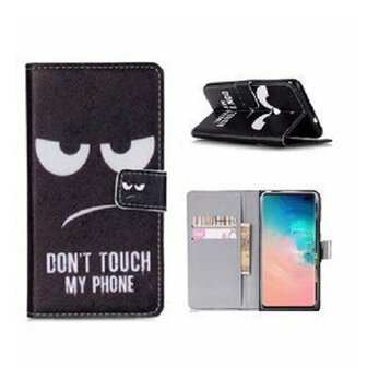 Samsung S10 Plus Hoesje Met Pasjeshouder Bookcase My Phone Print