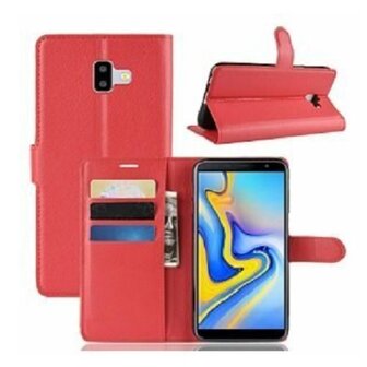 Samsung J6 Plus Hoesje Case Rood