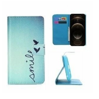 iPhone 12 Pro Max Hoesje Met Pasjeshouder Bookcase Smile