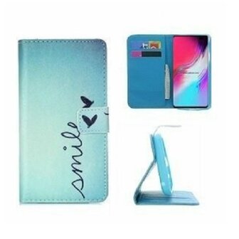 Samsung S10 Plus Hoesje Met Pasjeshouder Bookcase Smile