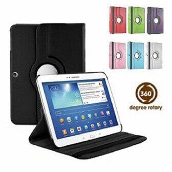 Samsung Tab 3 P5200 10.1 inch Rotating Hoesje Case Groen