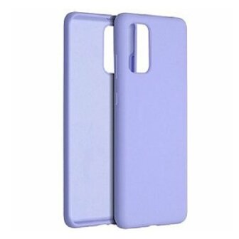 Samsung S20 Siliconen Hoesje Pastelkleur Paars