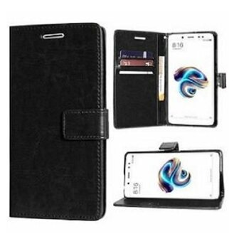 Samsung A20s Hoesje Met Pasjeshouder Bookcase Zwart