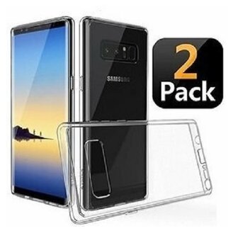 Samsung Note 8 Hoesje TPU Siliconen Transparant 2 STUKS