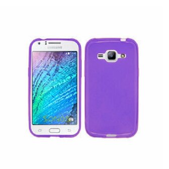 Samsung J5 2015 Hoesje TPU Siliconen Paars