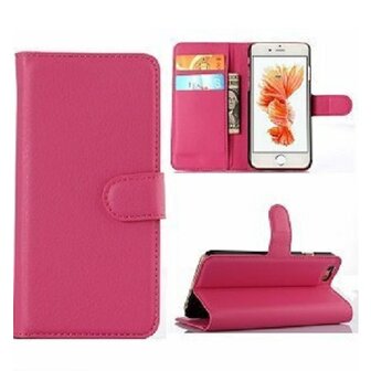 iPhone 6 6s PLUS 5.5 Telefoonhoesje Bookcase Roze