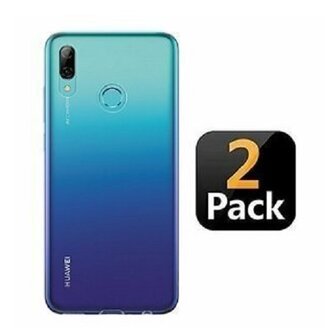 Huawei P Smart Hoesje TPU Siliconen Transparant 2 STUKS