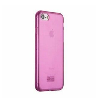 iPhone 7 PLUS Hoesje TPU Siliconen Roze Transparant