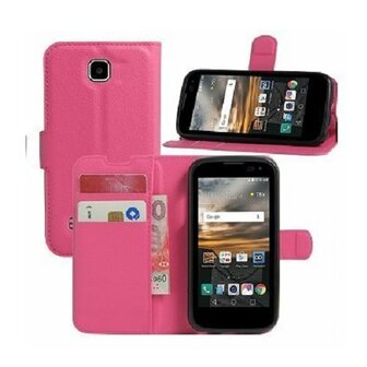 LG K3 Hoesje Met Pasjeshouder Bookcase Roze