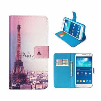 ader Tien Prestatie Goedkope Samsung S3 Mini Hoesje Met Pasjeshouder Bookcase Parijs 🔥 NU  KORTING 35% - Smartphonecases.nl