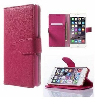 iPhone 7 Hoesje Met Pasjeshouder Bookcase Roze