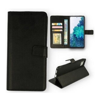 Samsung A22 5G Hoesje Met Pasjeshouder Bookcase Zwart