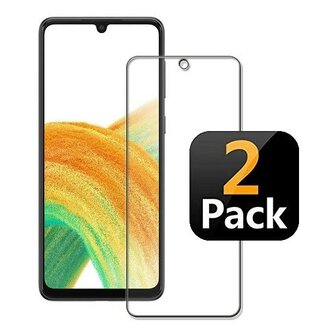 Samsung A33 Screenprotector Beschermglas 2 STUKS