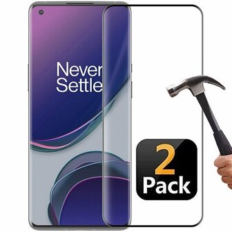 OnePlus 9 Pro Screenprotector Beschermglas FULL 2 STUKS