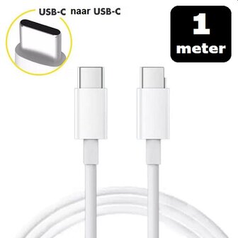 beste usb c naar usb c kabel 1 meter