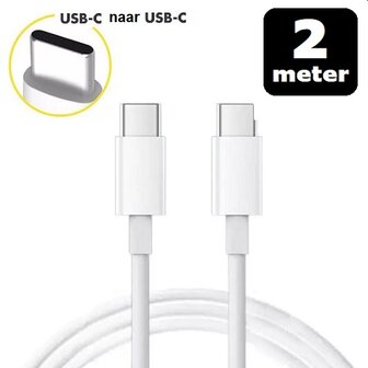 beste usb c naar usb c kabel 2 meter