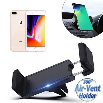 iPhone 8 Plus Autohouder Ventilatierooster