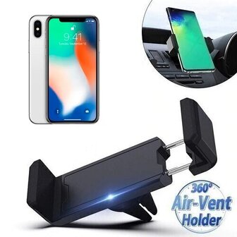 iPhone X Autohouder Ventilatierooster