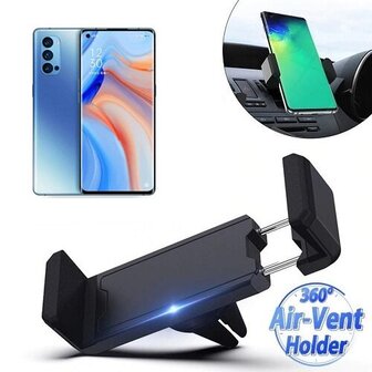 Oppo Reno4 Telefoonhouder Auto Ventilatierooster