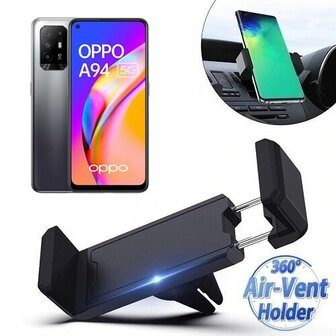 Oppo A94 5G Telefoonhouder Auto Ventilatierooster