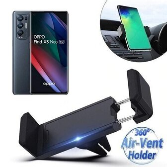 Oppo Find X3 Neo Telefoonhouder Auto Ventilatierooster