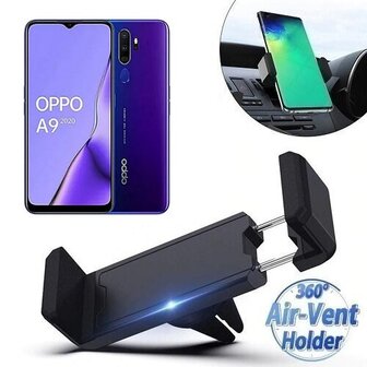 Oppo A9 2020 Telefoonhouder Auto Ventilatierooster