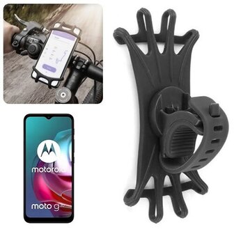 Motorola Moto G30 Fietshouder Siliconen