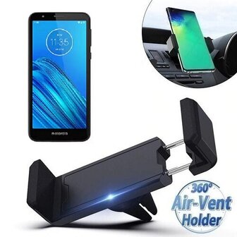 Motorola Moto E6 Autohouder Ventilatierooster