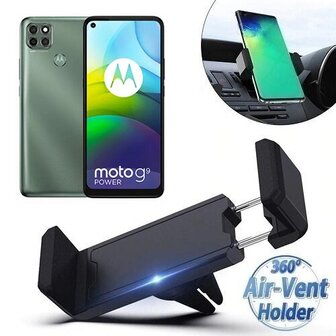 Motorola G9 Power Autohouder Ventilatierooster