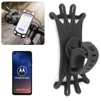 Motorola One Vision Fietshouder Siliconen
