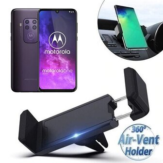 Motorola One Zoom Autohouder Ventilatierooster