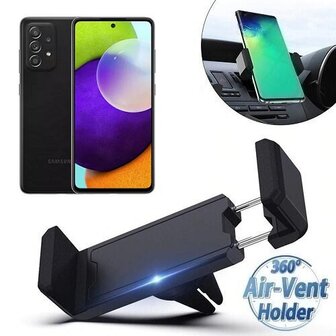 Samsung Galaxy A52 5G Autohouder Ventilatierooster