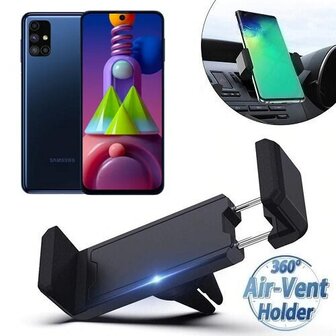 Samsung Galaxy M51 Autohouder Ventilatierooster