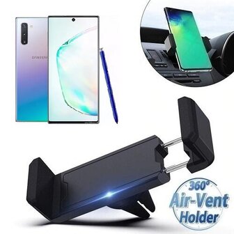 Samsung Galaxy Note 10 Autohouder Ventilatierooster