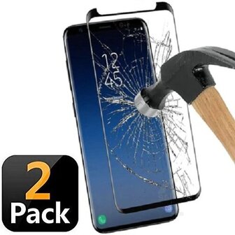 Samsung S9 Screenprotector Beschermglas FULL 2x